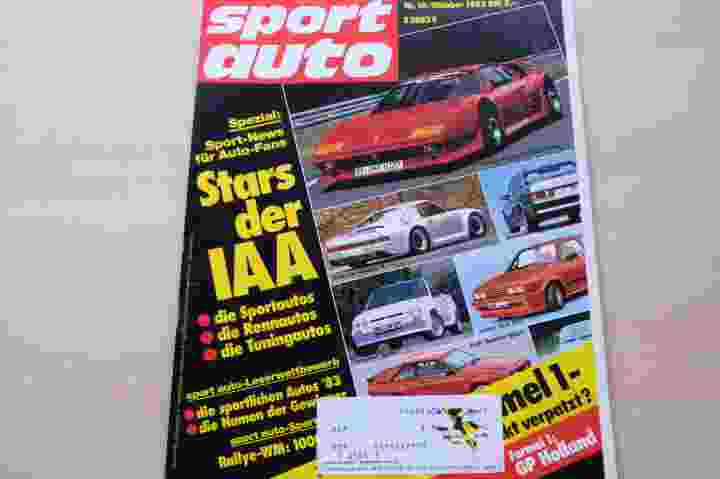 Deckblatt Sport Auto (10/1983)